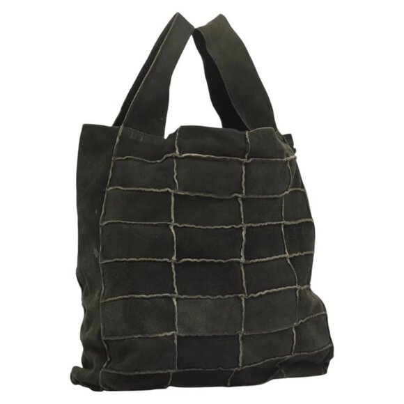 CHANEL Hand Bag Mouton Black CC Auth bs24303